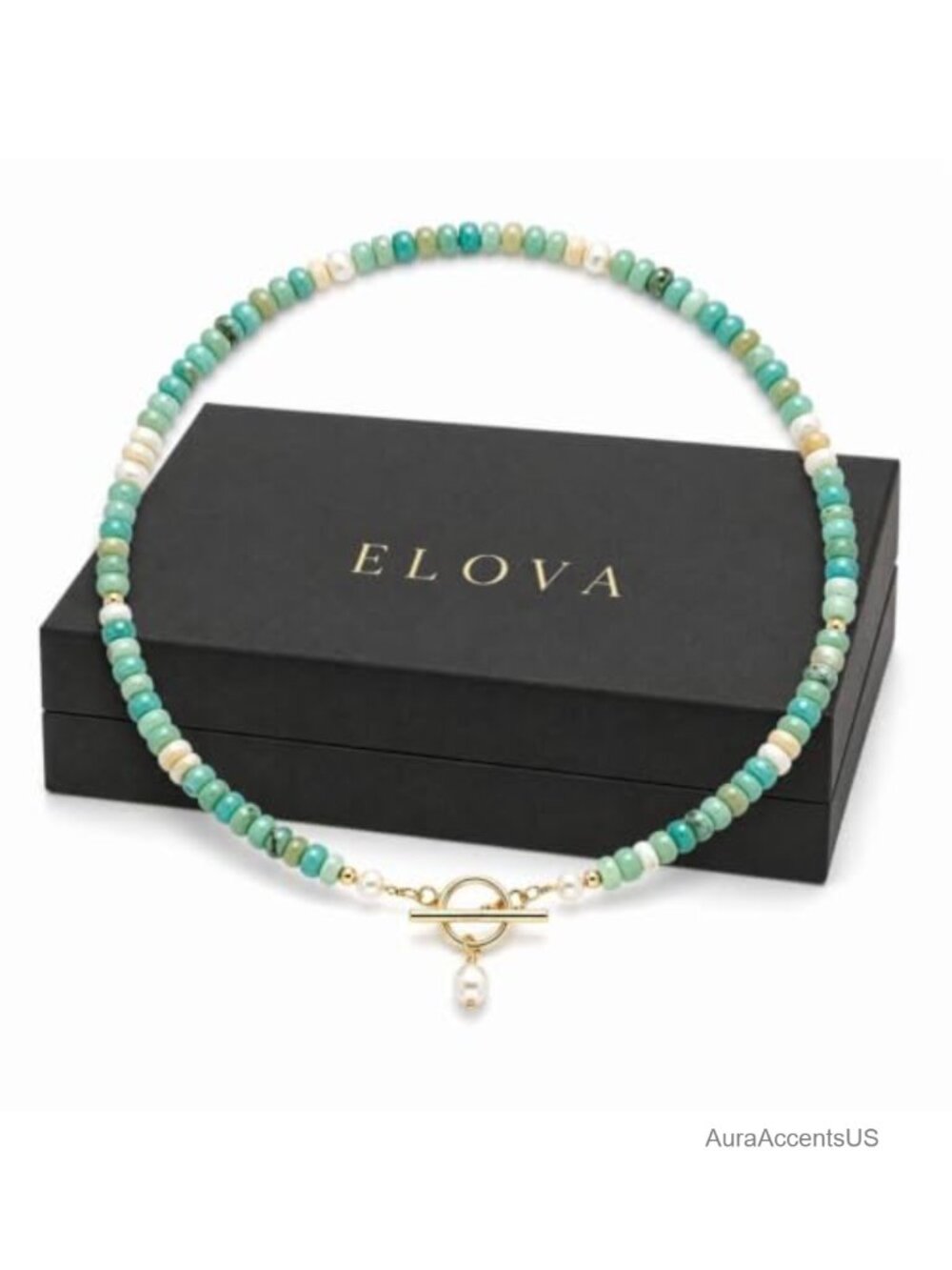Handmade Beaded Choker Necklace with Pearl Accent